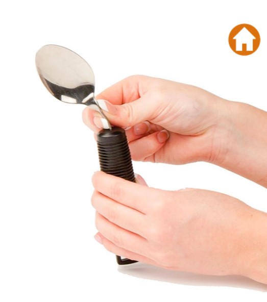 Cucchiaio orientabile confort grip - Ausili per Cucina - Immagine 3