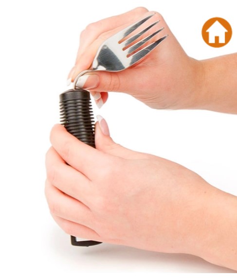 Forchetta orientabile confort grip - Ausili per Cucina - Immagine 2