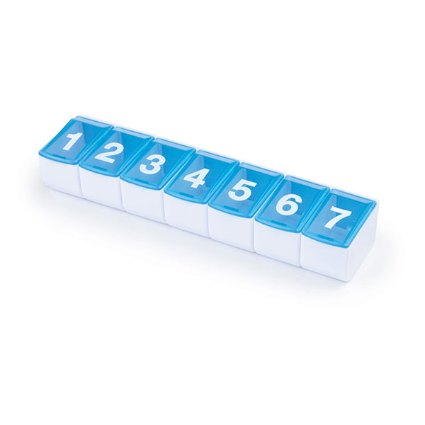 Porta pillole con griglie numerate  - AUSILI PER AUTOSUFFICIENZA