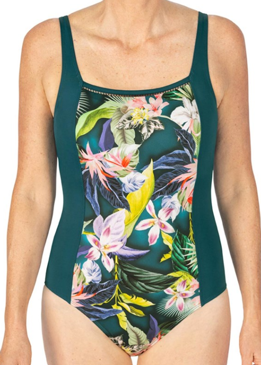 Costume intero Flower Spirit - Deep Emerald/ Jungle - VESTIARIO