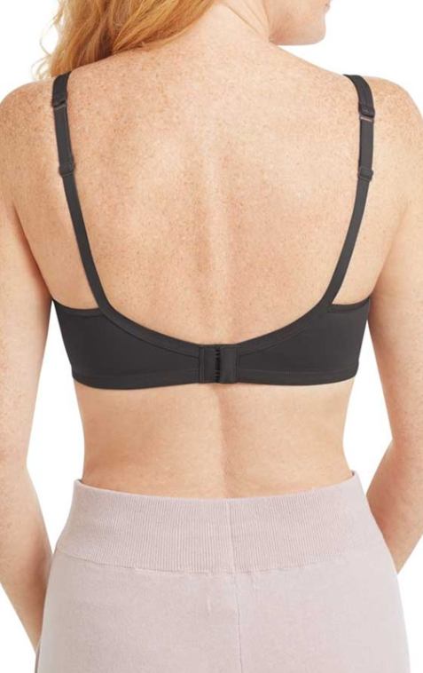Reggiseno imbottito con chiusura frontale senza ferretto Mara - grigio scuro - REGGISENO POST OPERATORIO