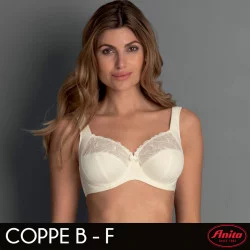 LUCIA – Reggiseno con ferretto nero / panna - VESTIARIO