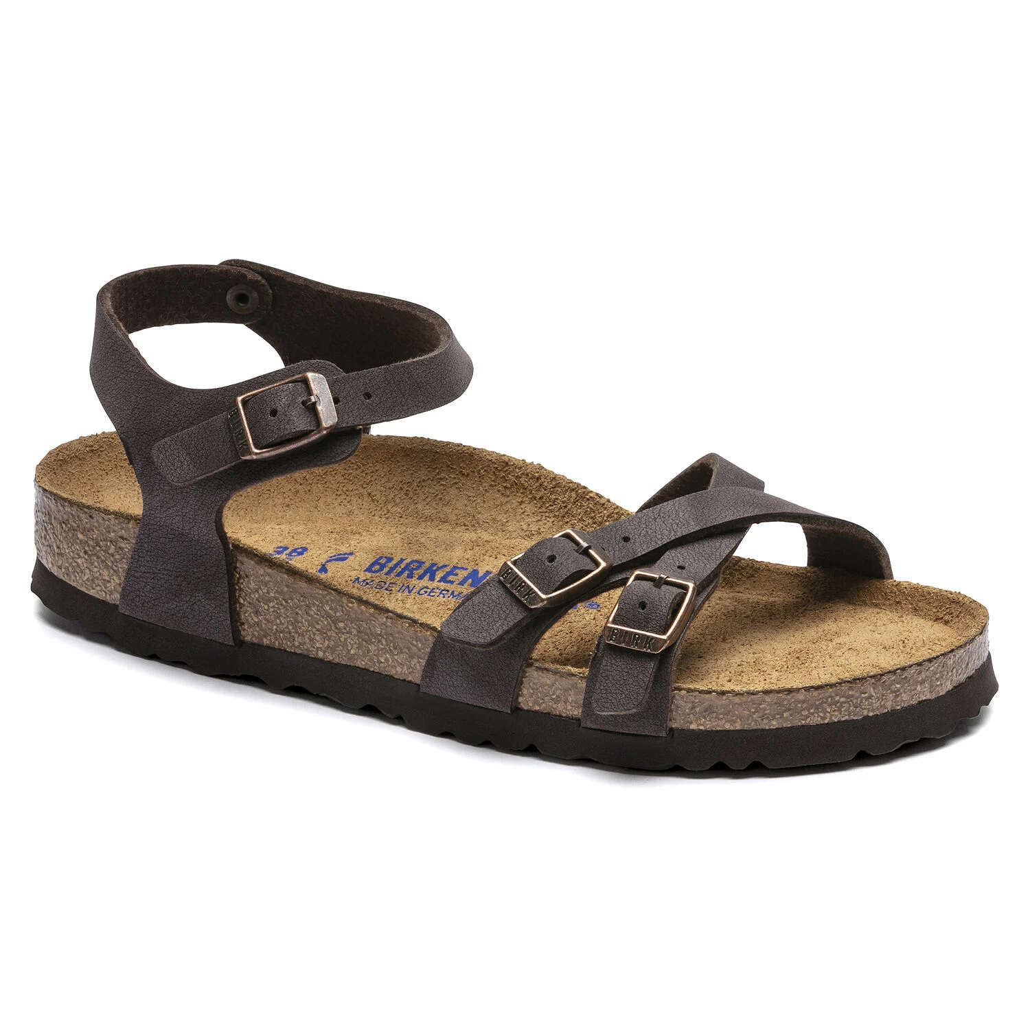 Kumba - Brushed Habana / Birko-Flor Nubuck - Sandali Ortopedici