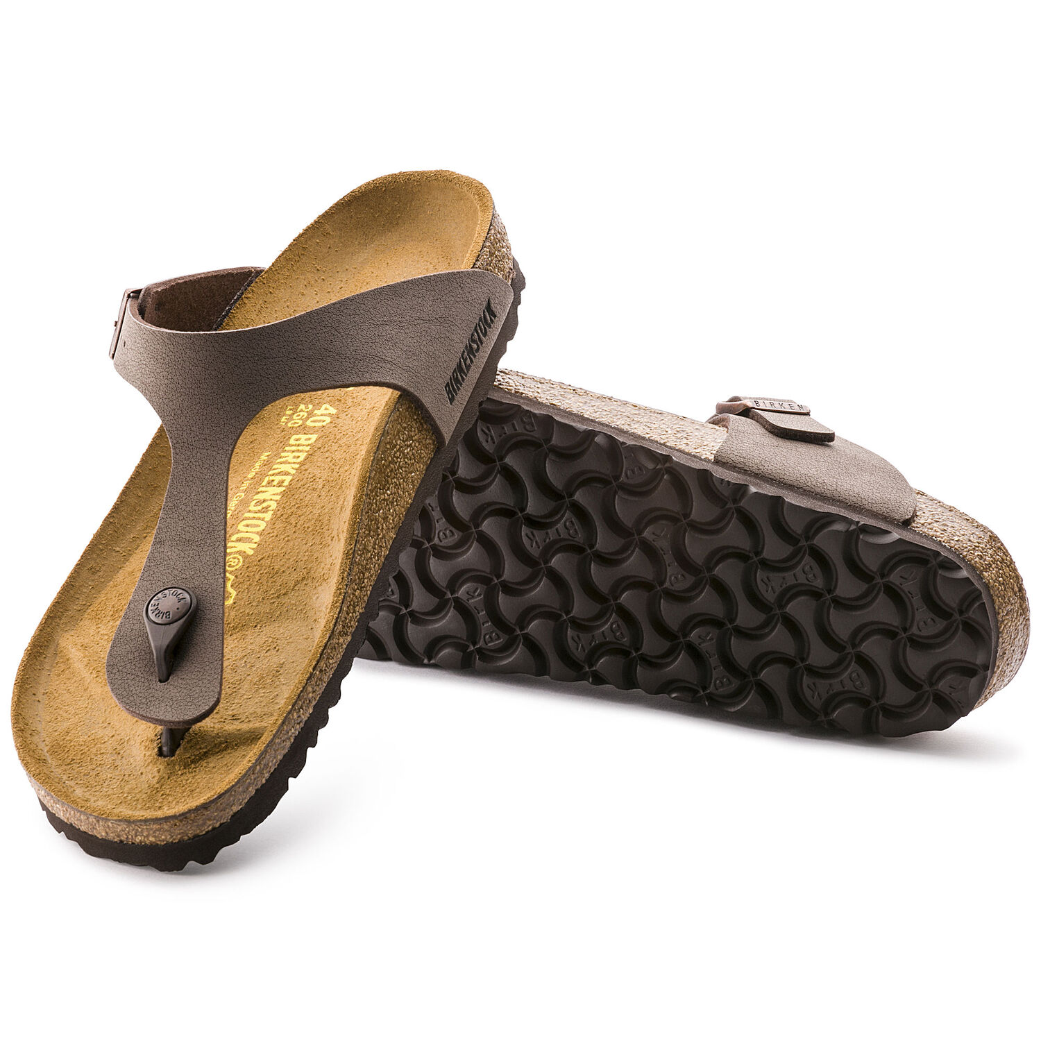 Gizeh - Mocha / Birko-Flor Nubuck - Ciabatte ortopediche - Immagine 2