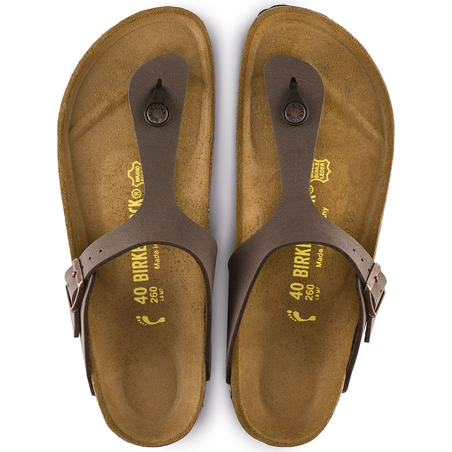 Gizeh - Mocha / Birko-Flor Nubuck - Ciabatte ortopediche - Immagine 3