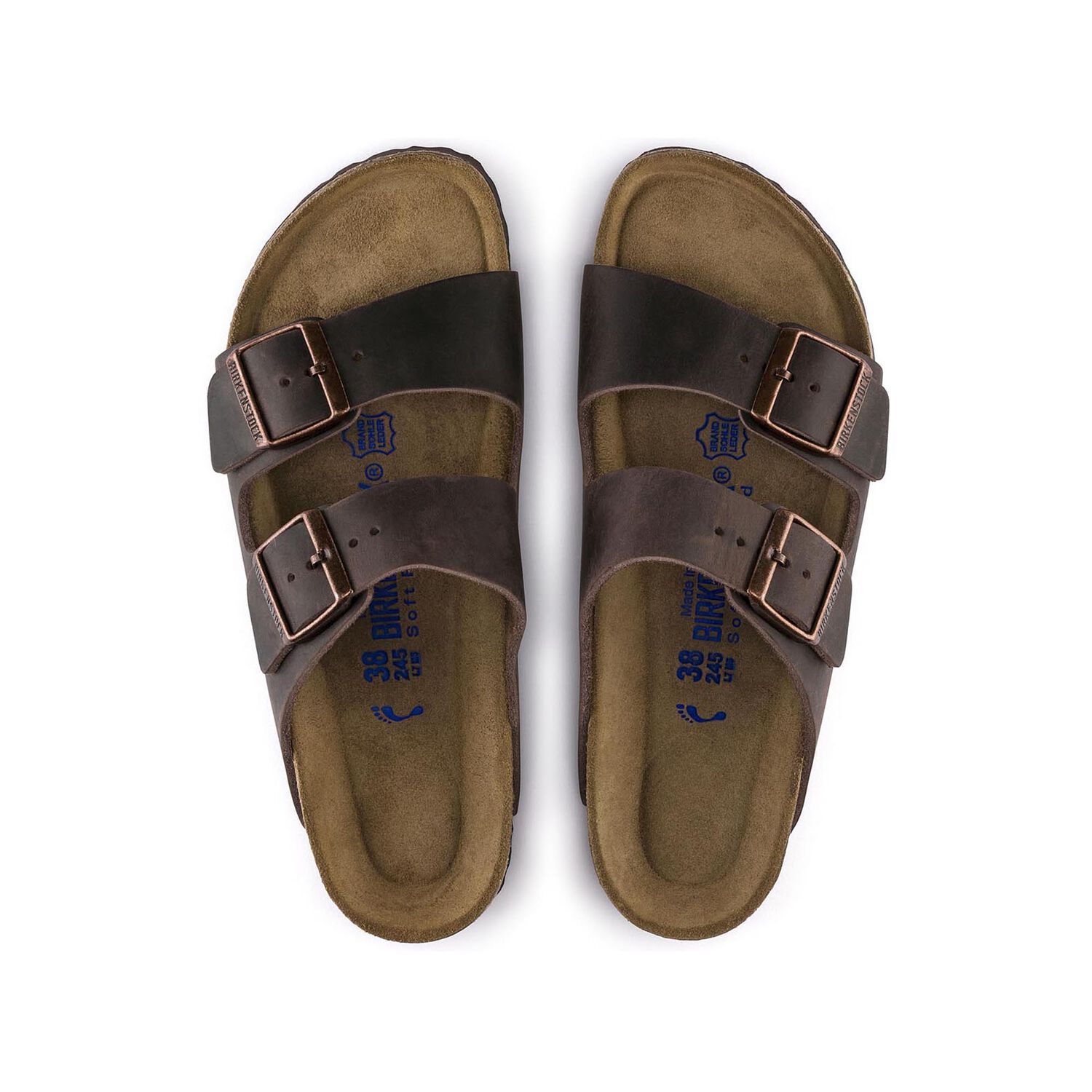 Arizona Soft Footbed - Habana / Pelle Nubuck oliata - Ciabatte ortopediche