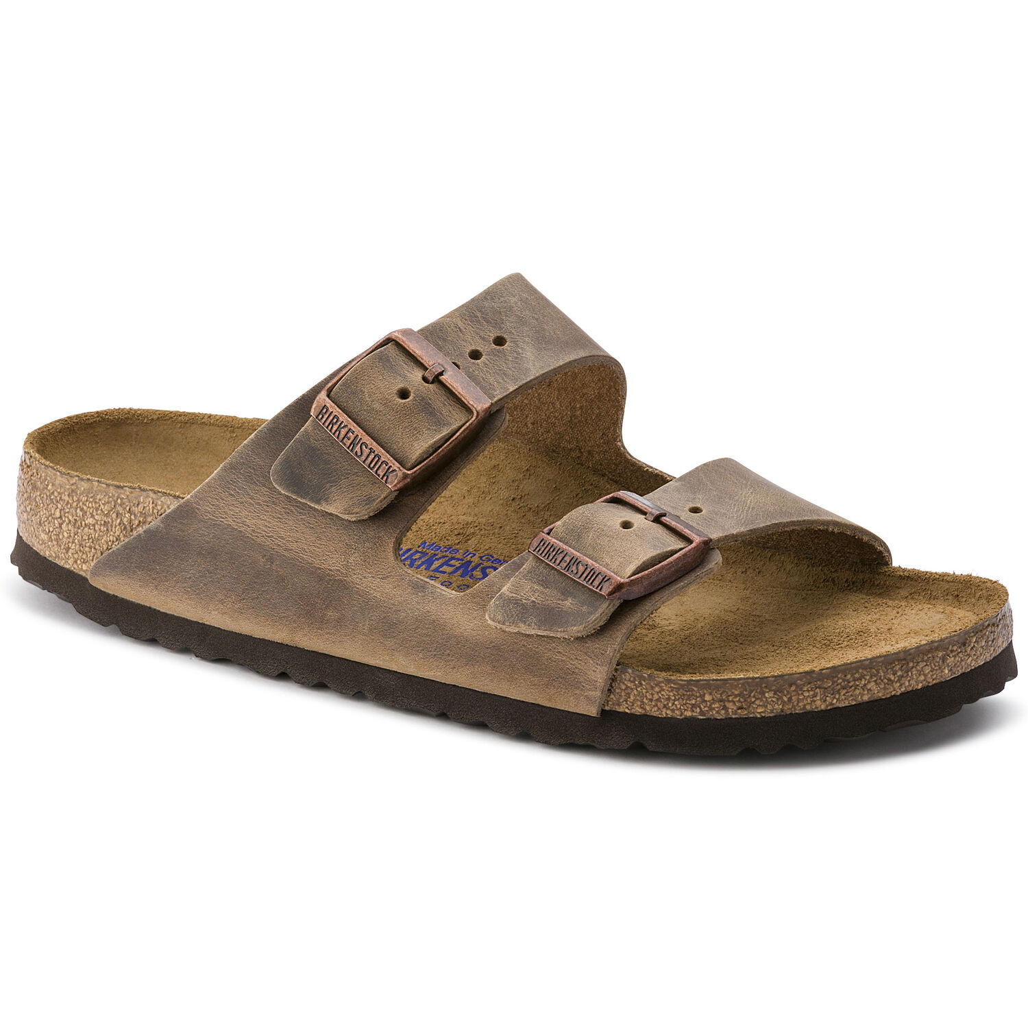 Arizona Soft Footbed - Tobacco Brown / Pelle Nubuck oliata - Ciabatte ortopediche