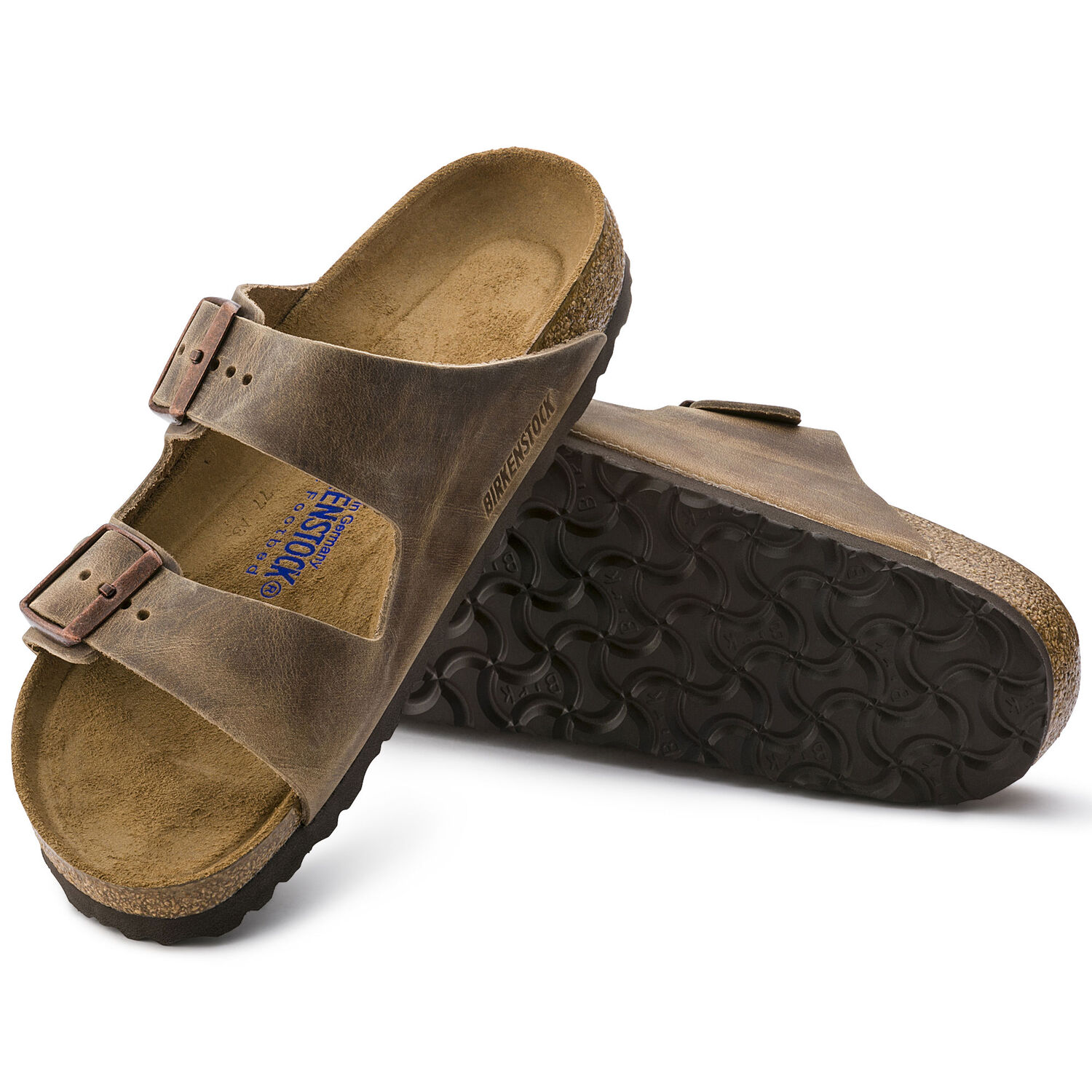 Arizona Soft Footbed - Tobacco Brown / Pelle Nubuck oliata - Ciabatte ortopediche