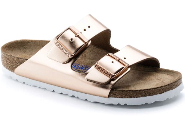 Arizona Soft Footbed - Metallic Copper / Pelle naturale - Ciabatte ortopediche