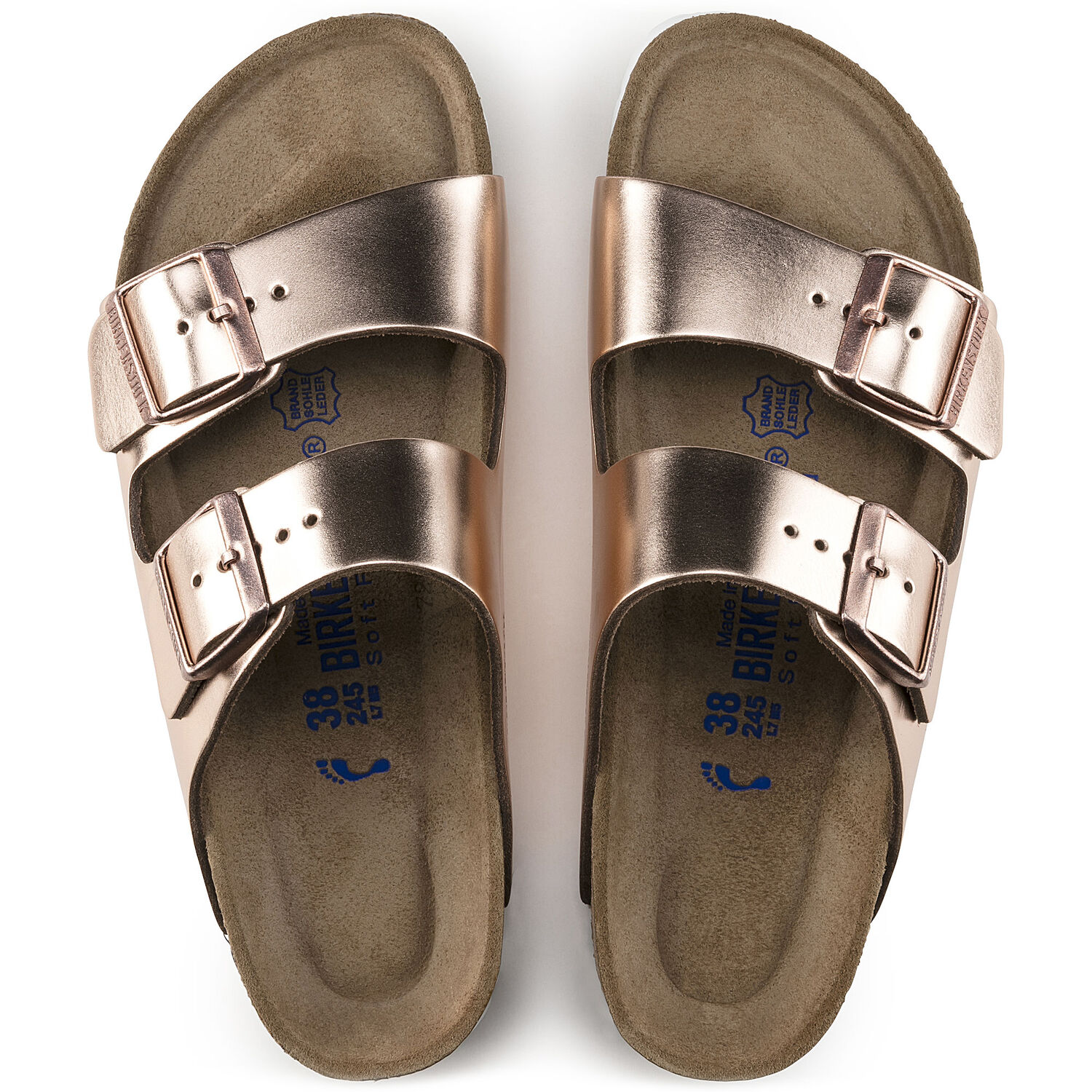 Arizona Soft Footbed - Metallic Copper / Pelle naturale - Ciabatte ortopediche