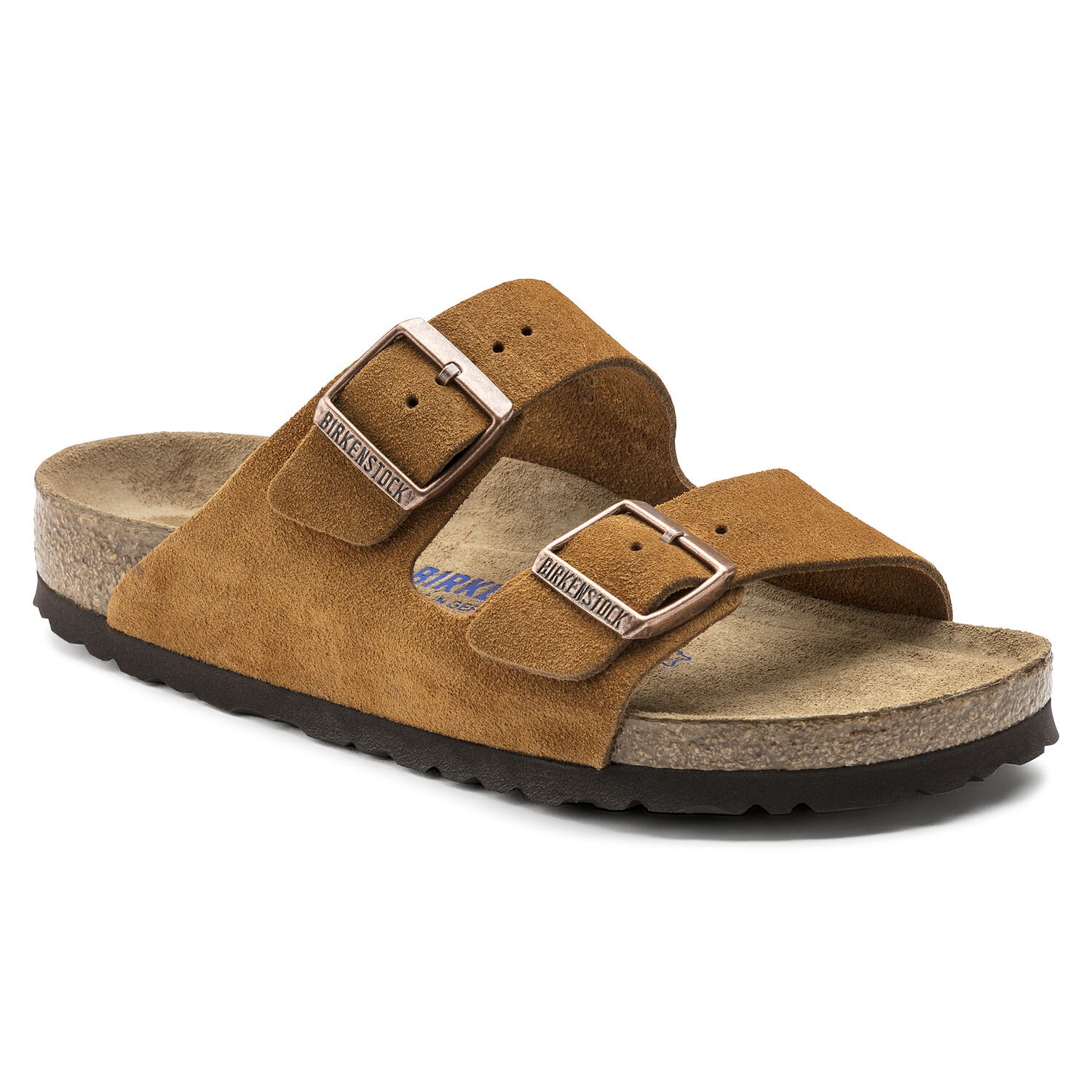Arizona Soft Footbed - Mink / Pelle scamosciata - Ciabatte Ortopediche