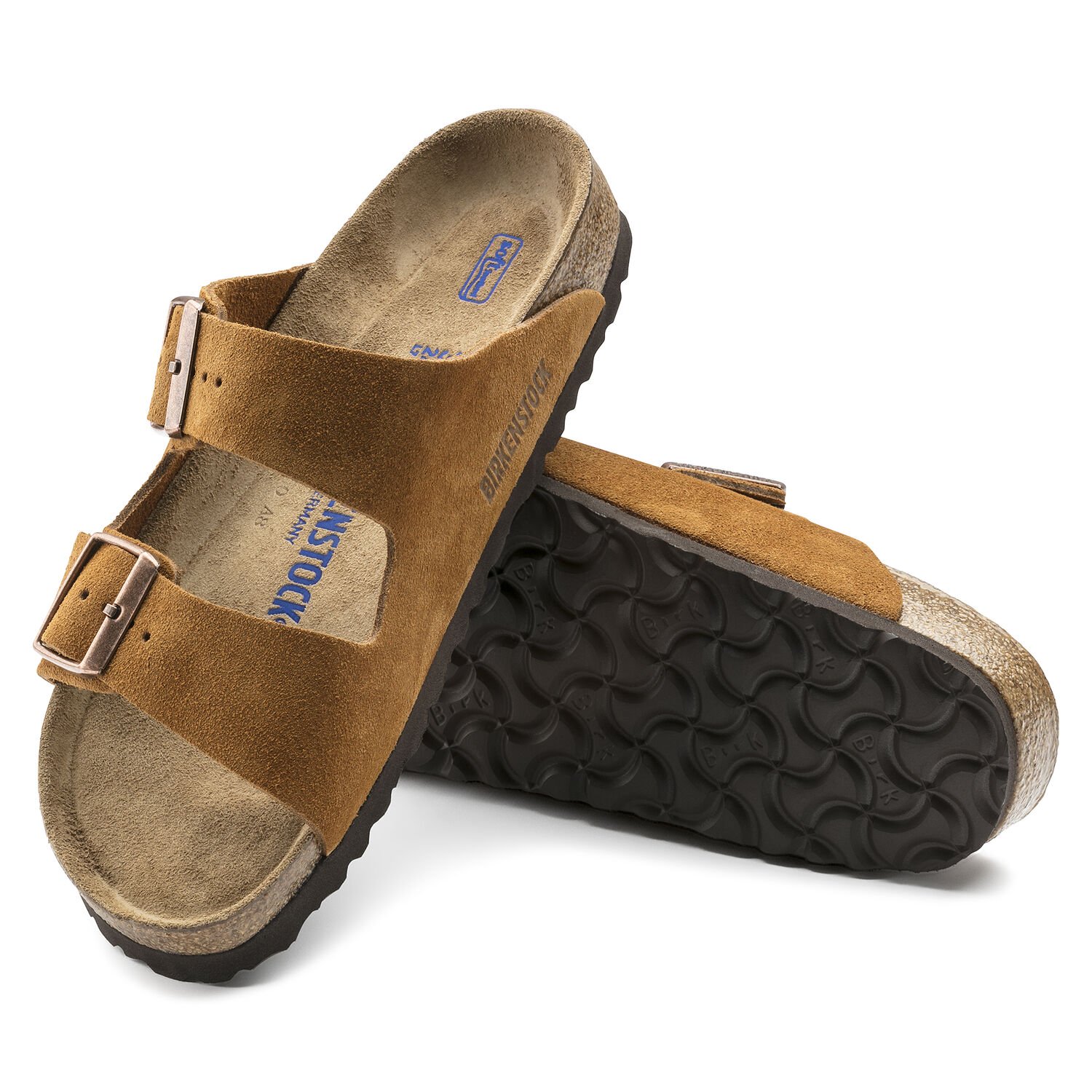 Arizona Soft Footbed - Mink / Pelle scamosciata - Ciabatte Ortopediche