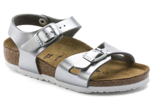 Rio Kids - Electric Metallic Silver / Birko-Flor - Sandali ortopedici per bambini 
