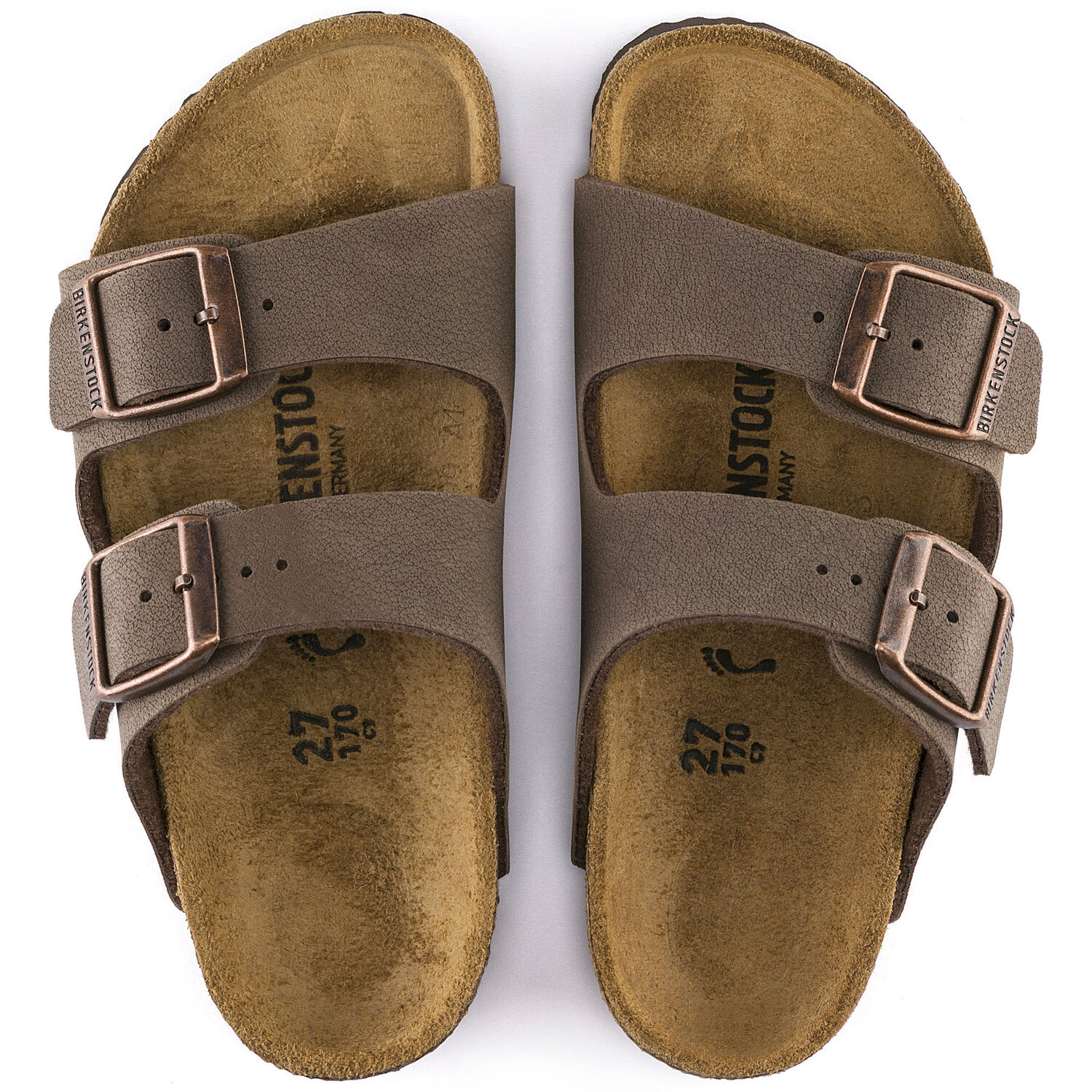 Arizona Kids - Mocha / Birko-Flor Nubuck - Ciabatte ortopediche per bambini 