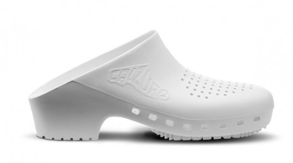 CLASSIC CON FORI BIANCO - CINTURINO BIANCO - Zoccoli sanitari