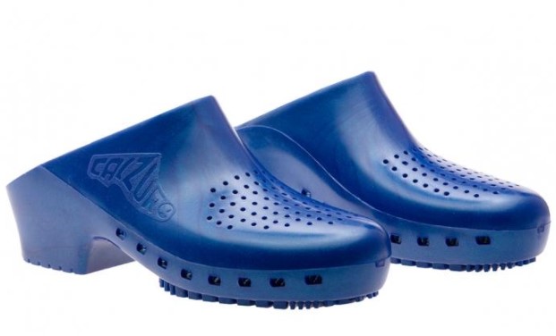 CLASSIC CON FORI BLU METAL - CINTURINO BLU METAL - Zoccoli sanitari