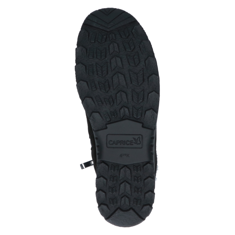 Stivaletto black suede  - Stivaletto ortopedico invernale che combina stile, comfort e protezione per piedi al caldo.