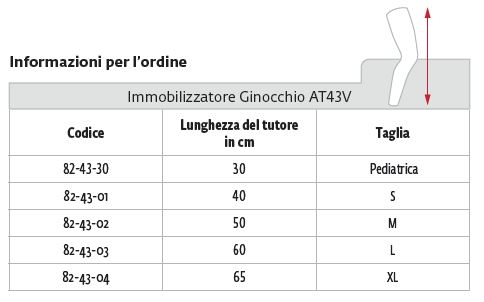 AT4 3V - Tutore ginocchio 