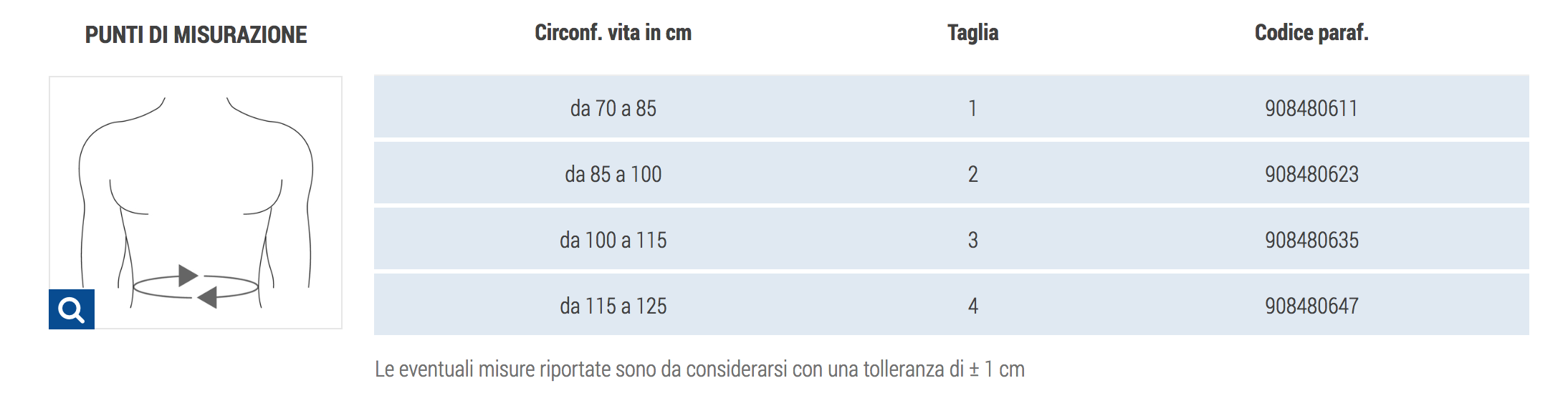 Cintura per Attività Fisica - Linea Sport - Massima libertà di movimento per sport e lavoro. - Immagine 2