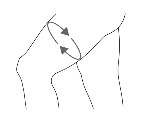 COSCIALE DI CONTENZIONE - bianco - Tutore coscia