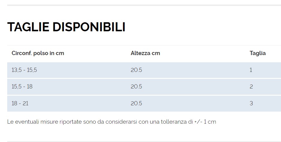 MANUGIB DE QUERVAIN - ORTESI POLSO POLLICE  - Tutore Polso-Pollice