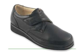 MARIANO Velcro - Incas Nero / Nappa  - Scarpe Ortopediche Uomo