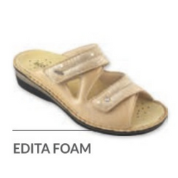 EDITA FOAM - Venice/Twist Rosa - Ciabatte ortopediche donna 