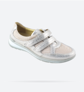 MARTIN VELCROP Granita/Ash Platino - Scarpe ortopediche donna