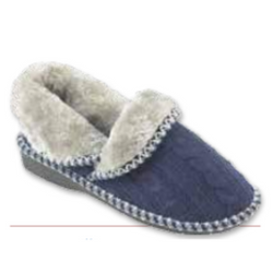 MEGAN LANA BLU  - Ciabatte ortopediche donna 