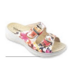 VENERE BIO VELCRO  SPRING MULTICOLOR - Ciabatte ortopediche donna 