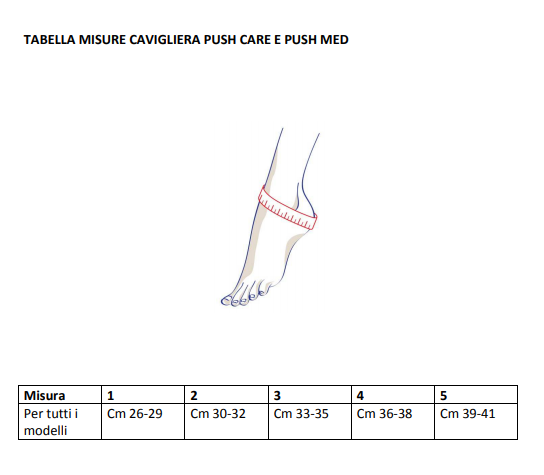 Cavigliera funzionale Push med - Cavigliera