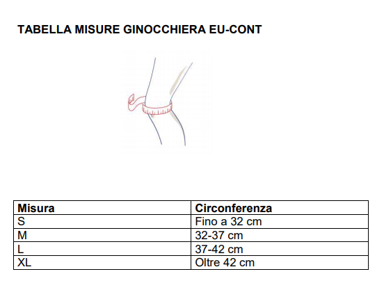 Ginocchiera Eu-cont sylicon - Ginocchiera