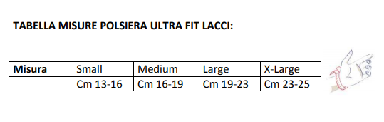 Ultra fit lacci polsiera funzionale - Polsiera
