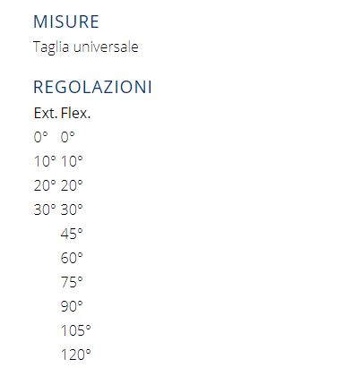 GNO 960 - Tutore articolato per ginocchio post operatorio