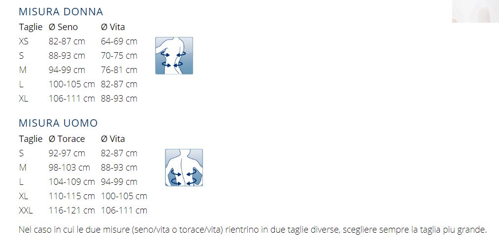 P+ COMF (DONNA) - MAGLIA POSTURALE - LINEA POSTURALE