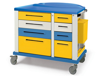 CARRELLO BASIC LARGE - Accessori sanitari e medici