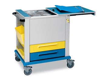 CARRELLO PORTALASTRE RAGGI X - top scorrevole - Accessori sanitari e medici