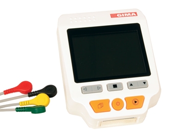 ECG PALMARE CARDIO C 3 CANALI - ECG palmare portatile a 3 canali con display TFT a colori. - Immagine 2