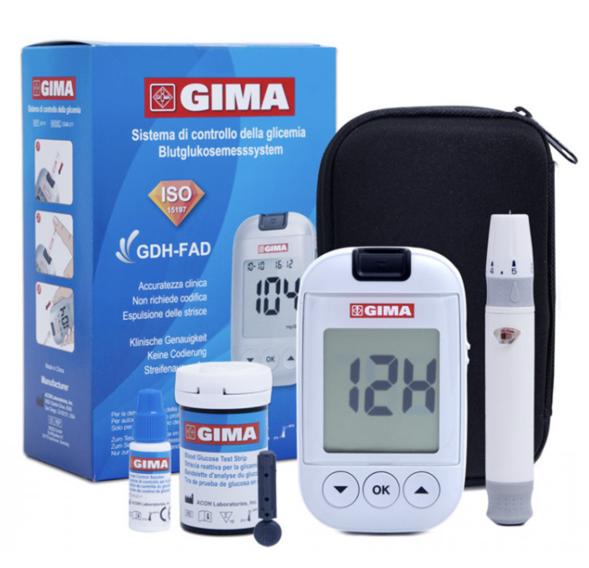 GLUCOMETRO GIMA KIT  - MISURATORI DI GLICEMIA