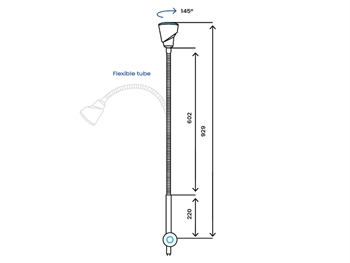 LAMPADA LED ALFA-FLEX - su carrello - Altri strumenti diagnostici