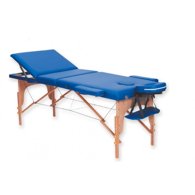 lettino da massaggio in legno a 3 sezioni  - Prodotti per massaggi - Immagine 2