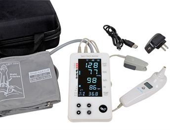 MONITOR MULTIPARAMETRI PC-300 - SpO2, NIBP, TEMP, PL - Altri prodotti per sterilizzazione ed igiene - Immagine 2