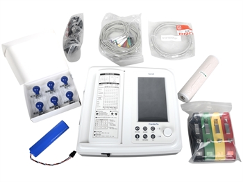 NUOVO ECG CARDIO 7 12 canali con touch screen - Dispositivo ECG con 12 canali e touch screen