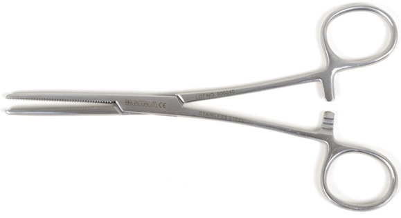 pinza emostatica di klemmer in acciaio inox diritta lunghezza 16 cm - pinza emostatica di klemmer in acciaio inox diritta lunghezza 16 cm