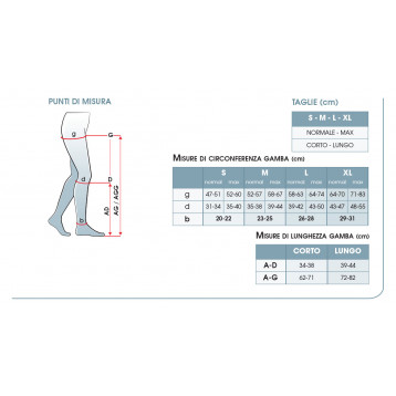 EASY VEN - AUTOREGGENTE - Calze elastiche terapeutiche