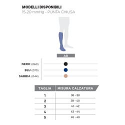 GAMBALETTI TRAVEL&WORK 15-20 mmHg  - Gambaletti Compressione Graduata