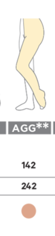 GLORIAMED COMFORT MONOCOLLANT - PUNTA APERTA - BEIGE - MONOCOLLANT A COMPRESSIONE GRADUATA