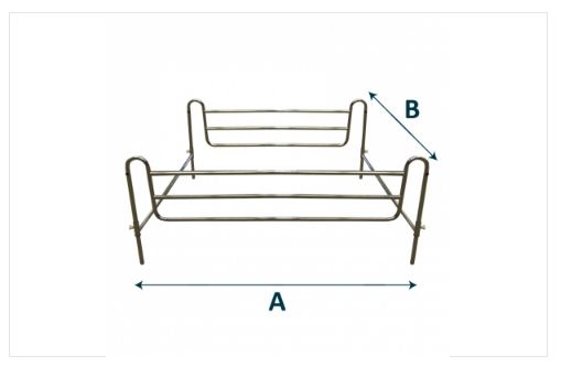 Sponda letto universale regolabile - Sponda letto