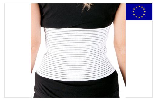 Abdofix - Cintura addominale altezza 24 cm - Cinture addominali