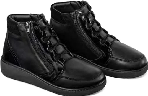 Calzatura Ortopedica M3184 Tronchetto Donna Nero - LOR - Eleganza e supporto ortopedico in un tronchetto nero pensato per la salute dei tuoi piedi. - Immagine 2